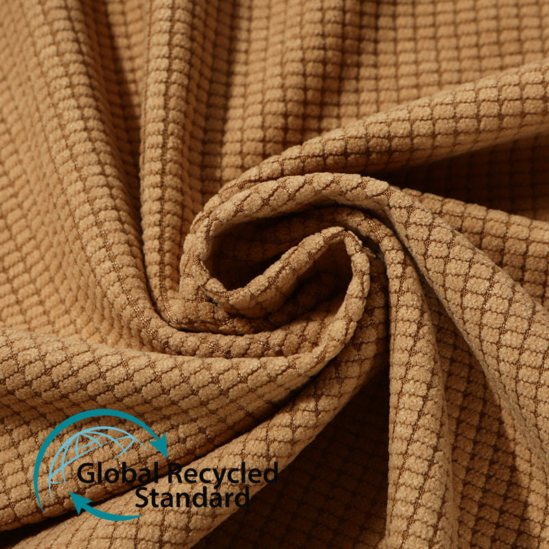 RPET corduroy fabric: a visual feast and artistic rebirth under embossing technology