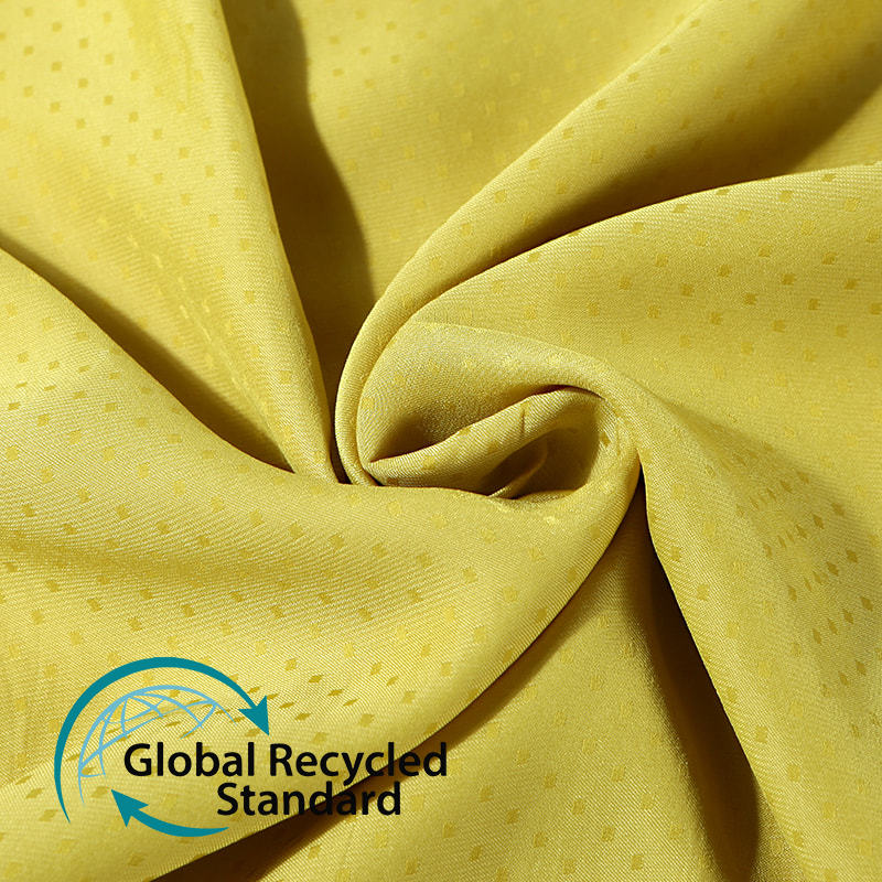 RPET Polyester Island Satin Shirt Fabric